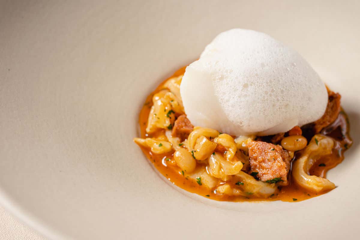 Trippa di mare &egrave; una portata del nuovo percorso di degustazione Tradizione in evoluzione 