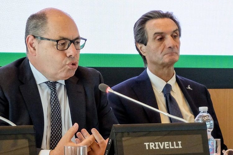 Marco Trivelli e Attilio Fontana - Lombardia, Fontana (in silenzio) cambia il direttore della sanità