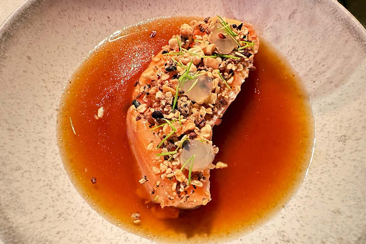 Artifex, il ristorante gourmet del Feuerstein Resort. Garantisce chef Tina Marcelli