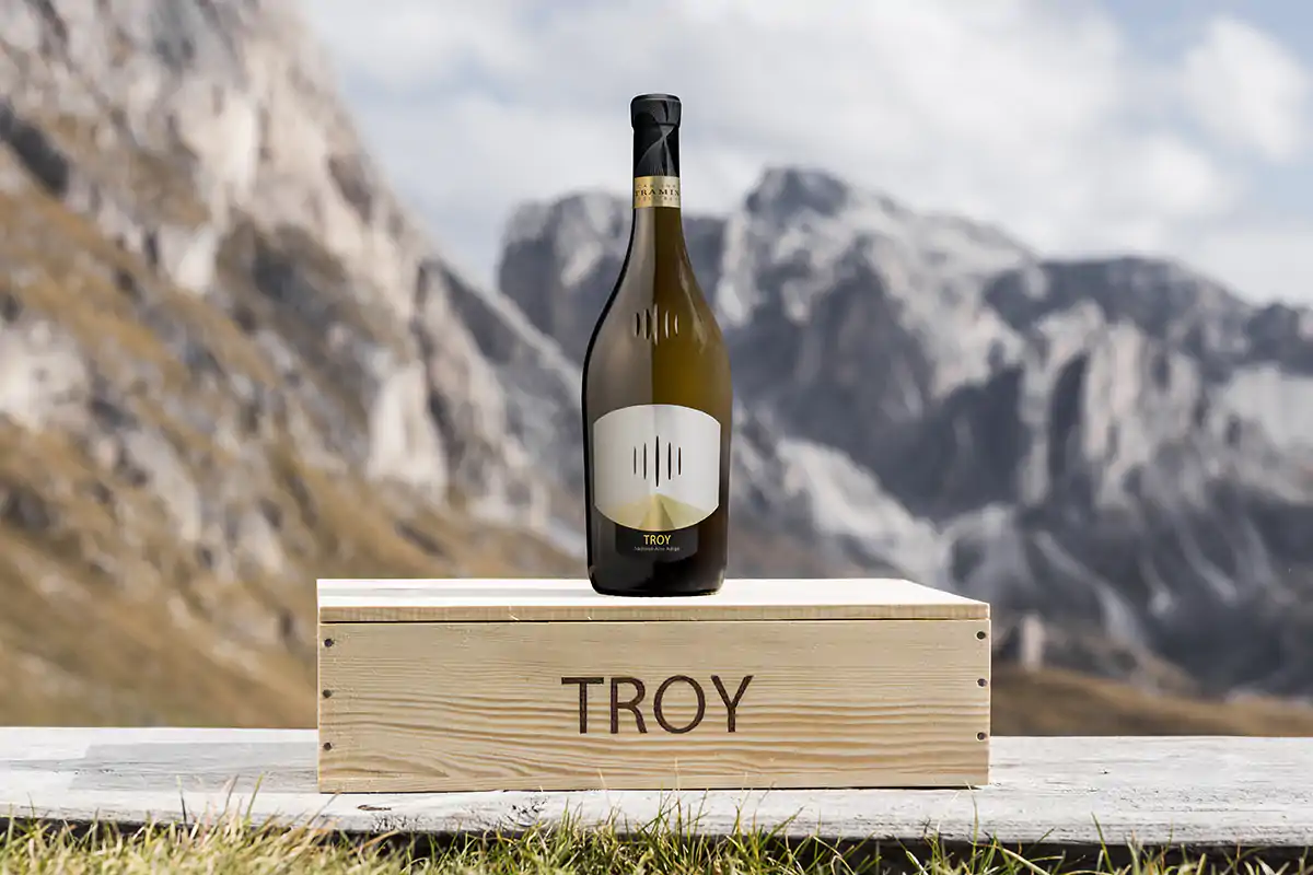 Chardonnay Troy di Cantina Tramin (foto: Armin Huber) Troy di Cantina Tramin Chardonnay dall&rsquo;inequivocabile impronta alpina