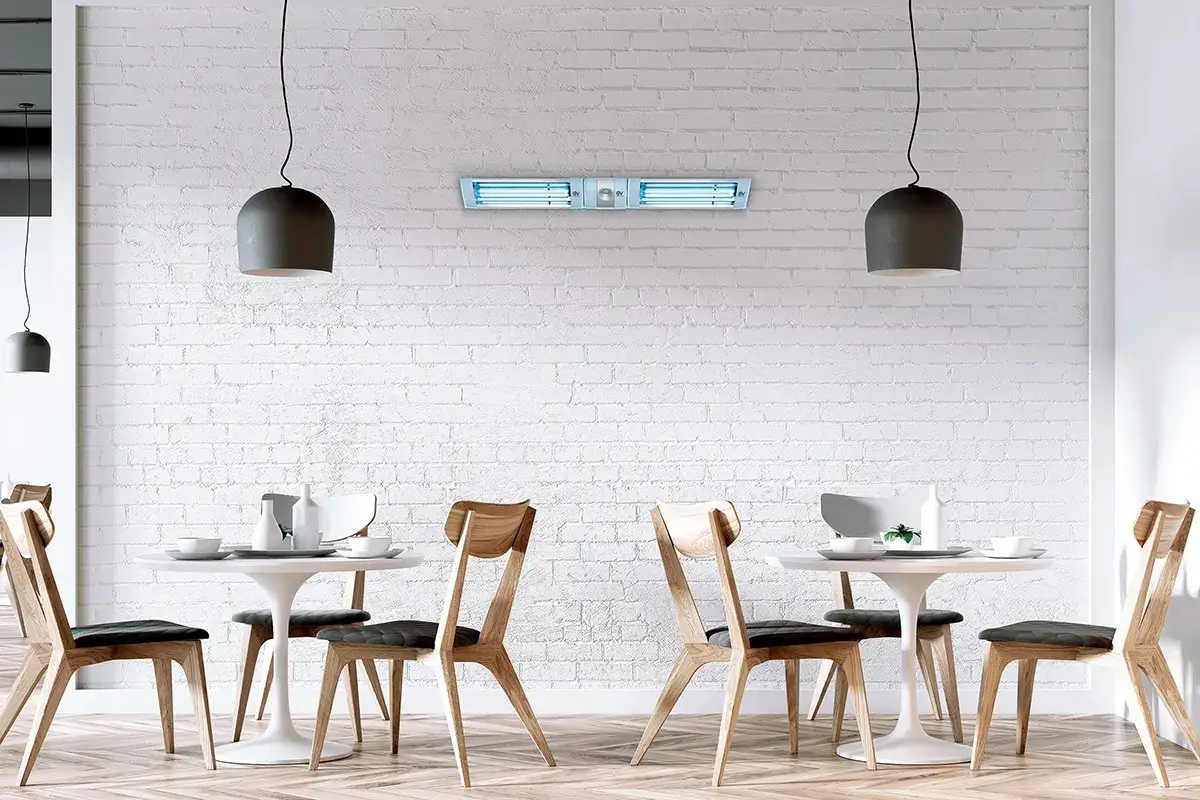 Uvologika System &egrave; installabile a soffitto o a parete, in posizione orizzontale o verticale Uvlogika System di Vortice La soluzione per sanificare