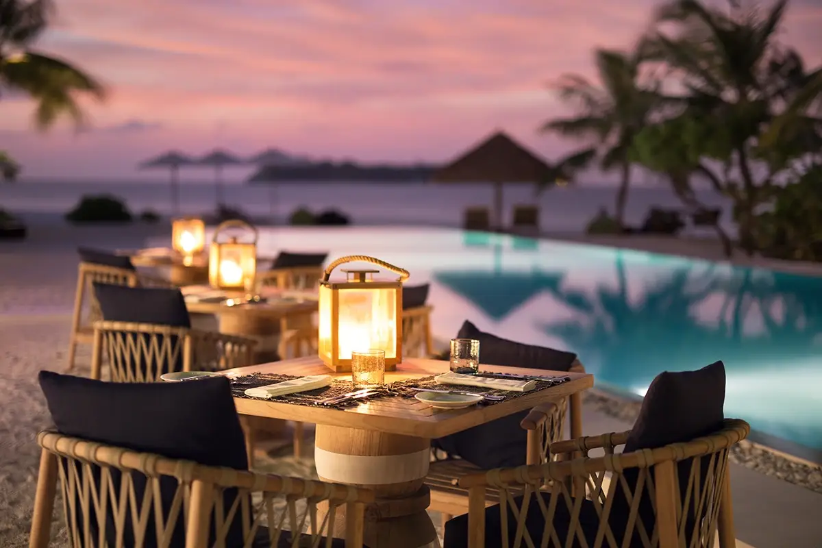 Maldive – Ristorante Ufaa, Como Cocoa Island Foto: Martin Morrell COMO Hotels and Resorts