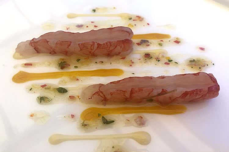 Gambero rosso agrumato - Meno piatti, ma qualit&agrave; intatta La ripartenza sprint di Uliassi