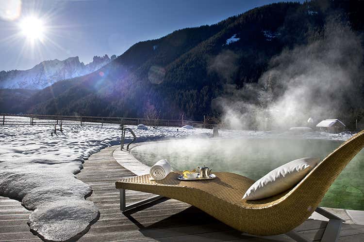 Romantik Hotel Post Cavallino Bianco - Inverno in montagna? S&igrave;, ma in piscina