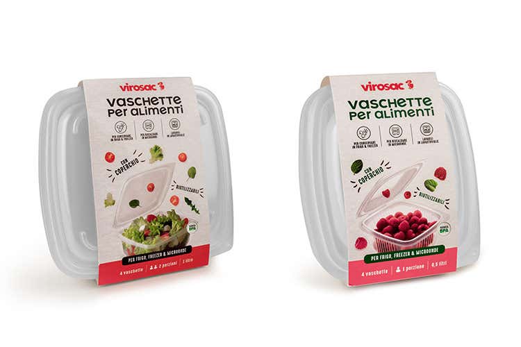 Virosac, vaschette tre in uno Versatili, pratiche, ecosostenibili Virosac, vaschette tre in uno Versatili, pratiche, ecosostenibili