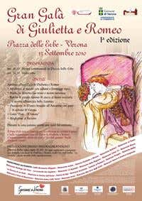 In Piazza Delle Erbe A Verona 109 Tavoli Per La Cena Di Gala Di Giulietta E Romeo Italia A Tavola