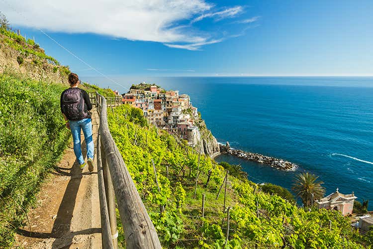 Escursione in zona Cinque Terre, Liguria - Vacanze green per 3 italiani su 4