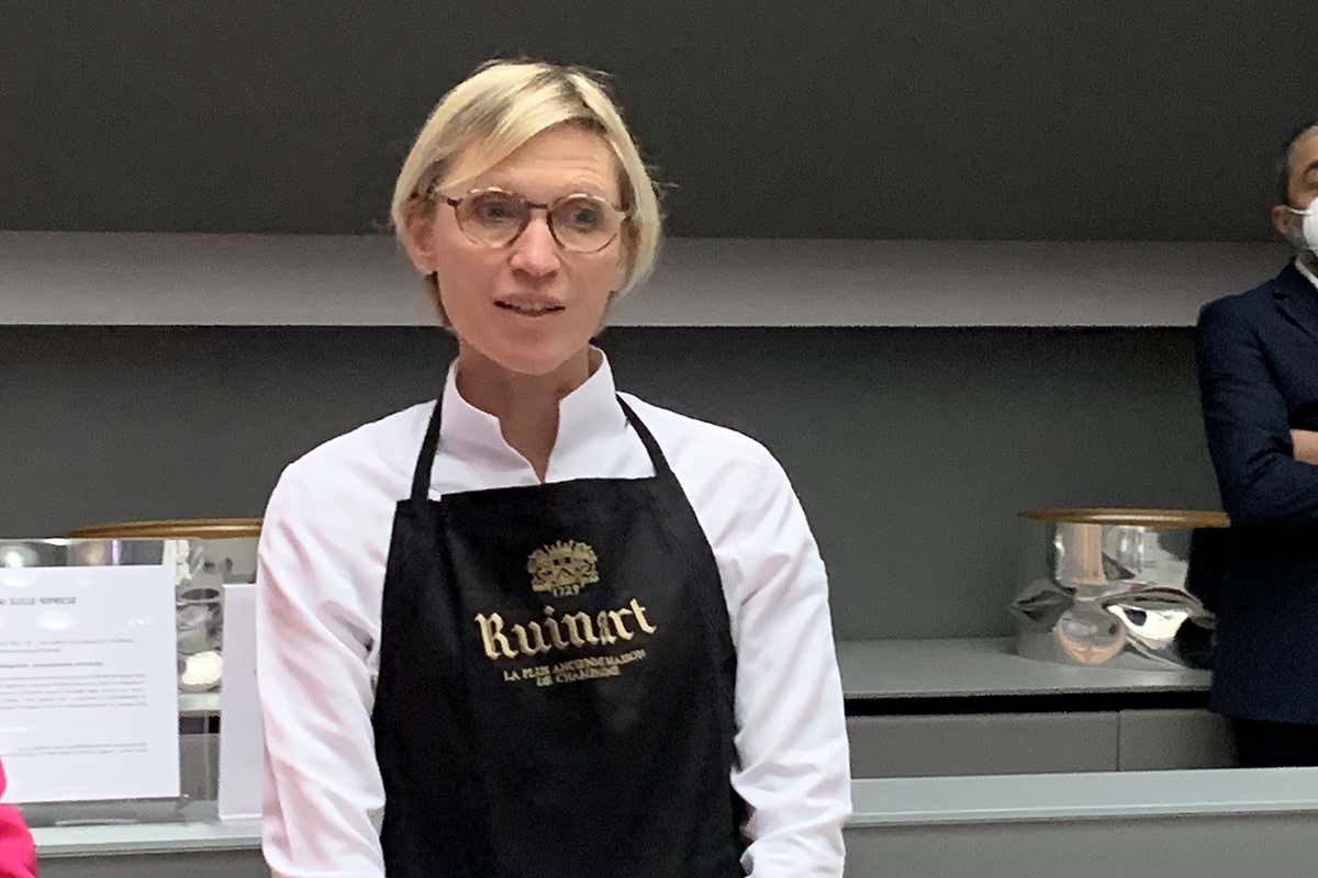 Val&eacute;rie Radou Esperienza immersiva e sensoriale con Champagne Ruinart