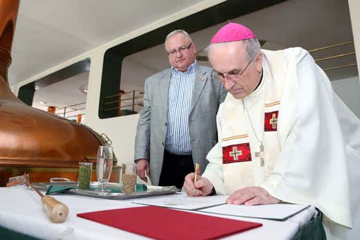 da sinistra: Václav Berka e Monsignor František Radkovský da sinistra: Václav Berka e Monsignor František Radkovský