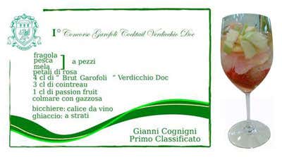 Il cocktail di Gianni Cognigni, 1° classificato Il cocktail di Gianni Cognigni, 1° classificato