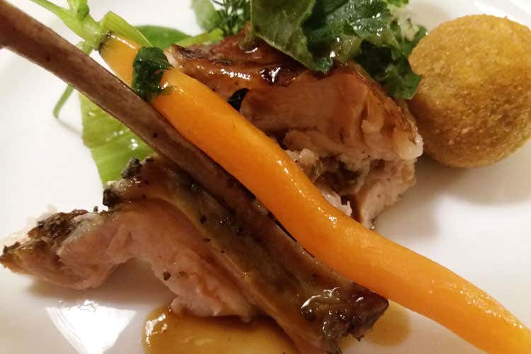 (Veuve Clicquot da Katia Maccari Menu tipici di Siena per i 200 anni)