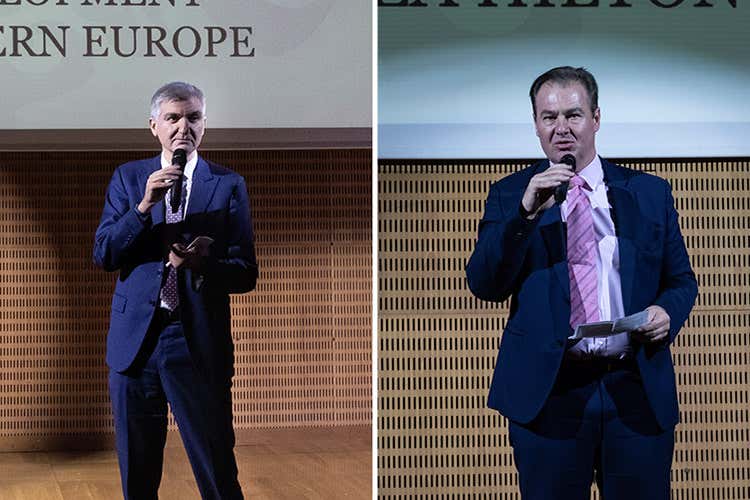 Alan Mantin e Andreas Lackner (Villa Torretta si rif&agrave; il trucco e apre al pubblico brandizzata Hilton)