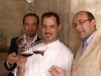 Vincenzo Candiano tra i fratelli La Rosa Vincenzo Candiano tra i fratelli La Rosa