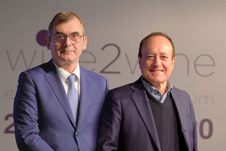 Maurizio Danese e Giovanni Mantovani - Vinitaly 2021 sarà a giugno con Enolitech e Sol&Agrifood Maurizio Danese e Giovanni Mantovani - Vinitaly 2021 sarà a giugno con Enolitech e Sol&Agrifood