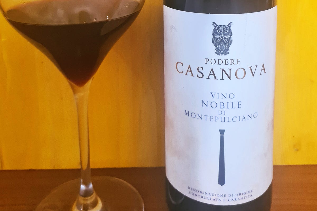 Vino Nobile di Montepulciano Docg 2016 Podere Casanova £$Ripartiamo dal vino:$£ Vino Nobile di Montepulciano Docg 2016 Podere Casanova
