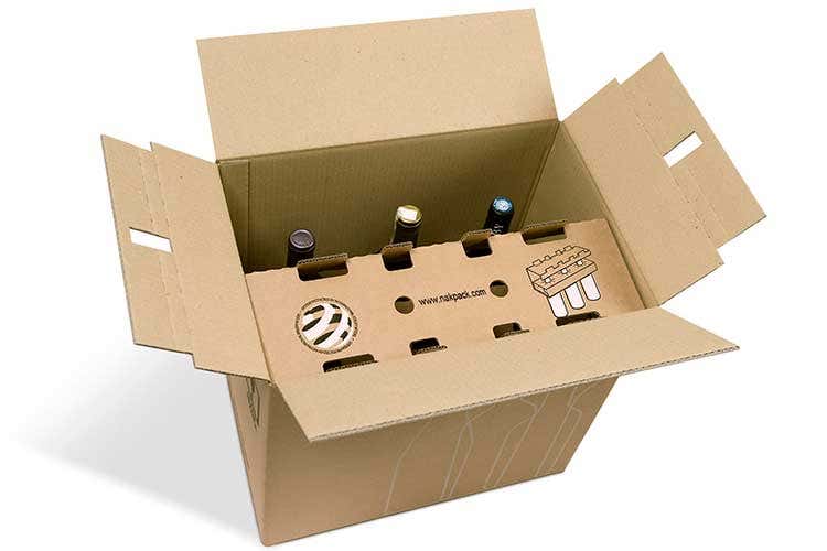 Nakpack, l'imballaggio di cartone per i vini distribuiti via delivery - Virus, con il boom di vino online gli imballaggi di cartone volano Nakpack, l'imballaggio di cartone per i vini distribuiti via delivery - Virus, con il boom di vino online gli imballaggi di cartone volano