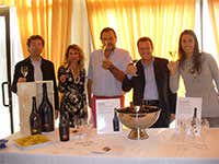 Da sinistra, Fabio e Patrizia Lantieri, Vissani, Bruno e Michela Muratori