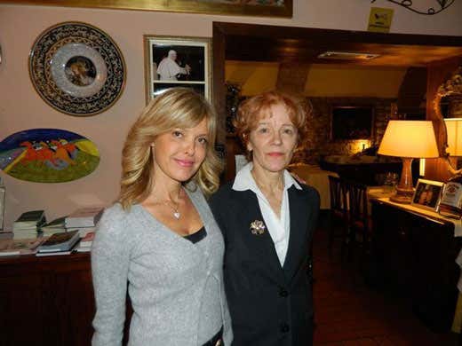 da sinistra: Viviana Mencarelli e Franca Ramacci da sinistra: Viviana Mencarelli e Franca Ramacci
