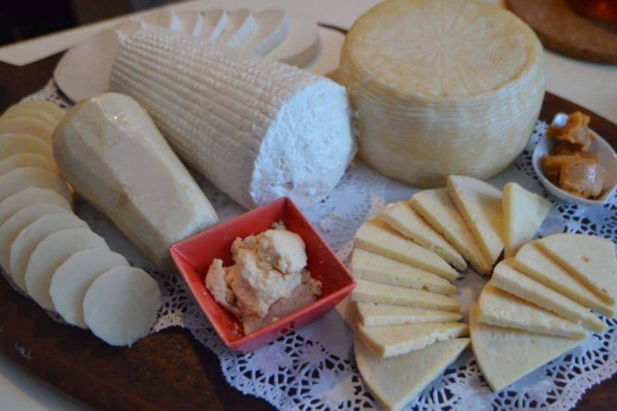 Alcuni dei formaggi di Astypalea
