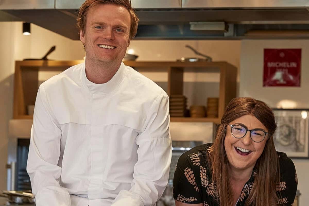 I titolari di Hjem, gli chef Alex Nietosvuori e Ally Thompson