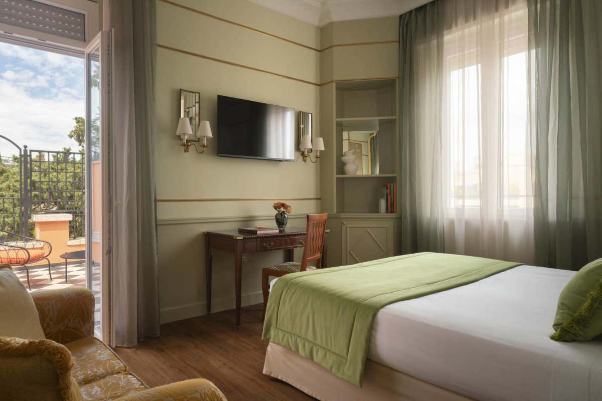 Hotel degli Aranci: una villa Liberty con giardino nel cuore di Roma