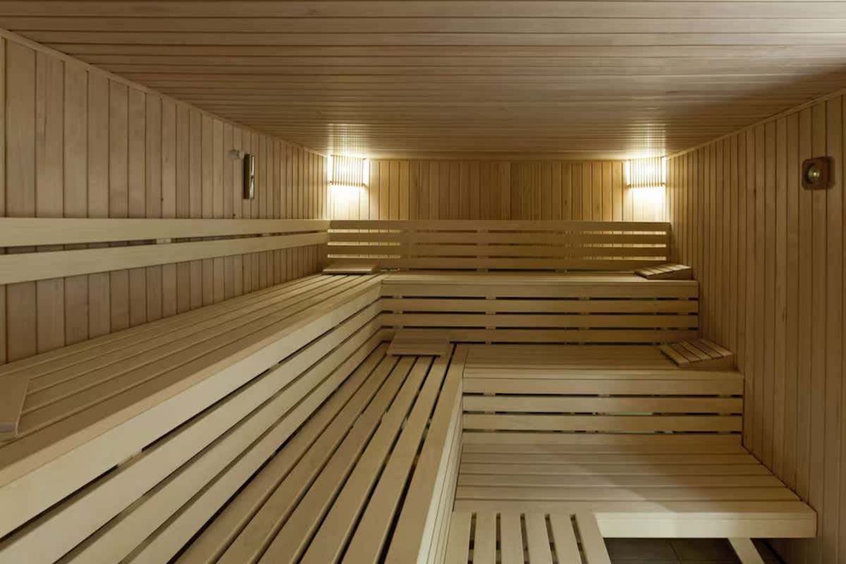 Palazzo San Gottardo Lake Como: la sauna