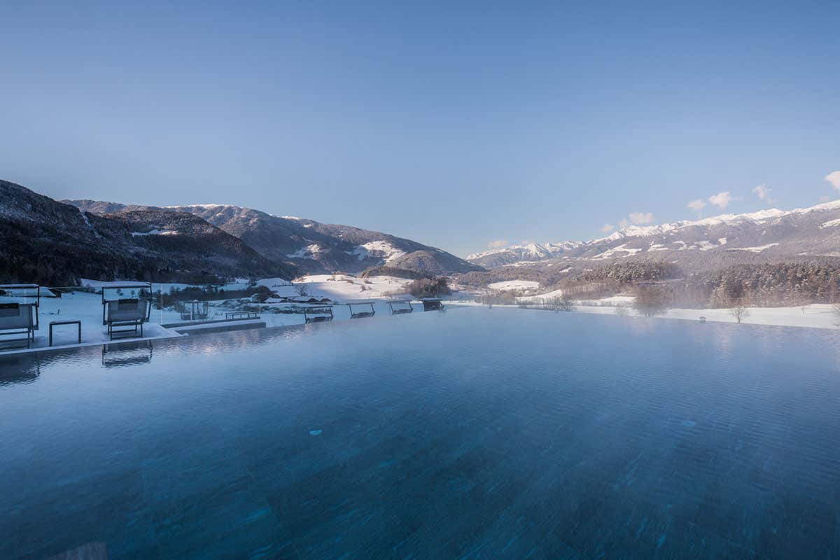 La piscina panoramica dell’hotel Winkler Cosa fare a San Valentino? Ecco 7 proposte originali