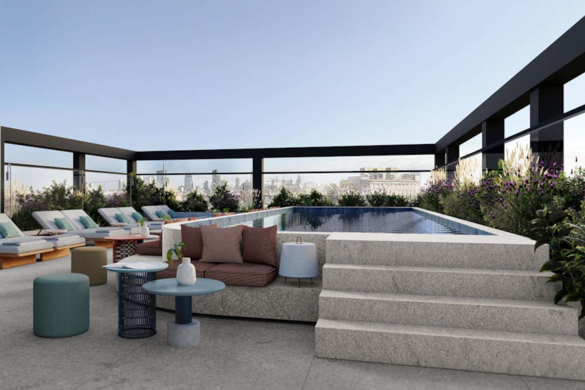Il rooftop di W Milan W Milan l’apertura del nuovo albergo in Piazzetta Bossi prevista questo autunno