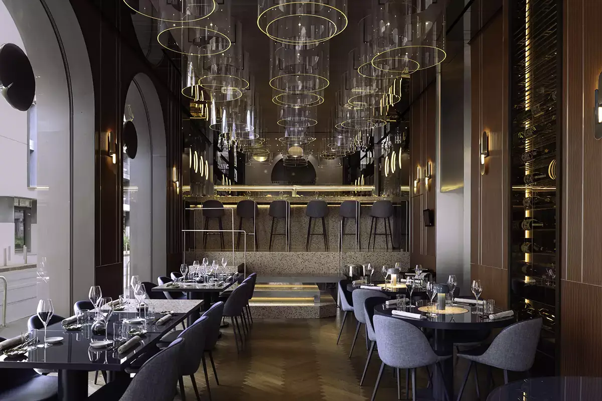 La sala principale di Waby Restaurant. Sullo sfondo il banco sushi - Foto CJA Agency Waby Restaurant, cucina asiatica di respiro internazionale