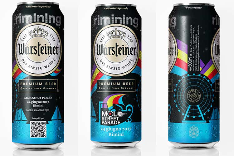 Warsteiner, una lattina limited edition rende omaggio alla Molo Street Parade Warsteiner, una lattina limited edition rende omaggio alla Molo Street Parade