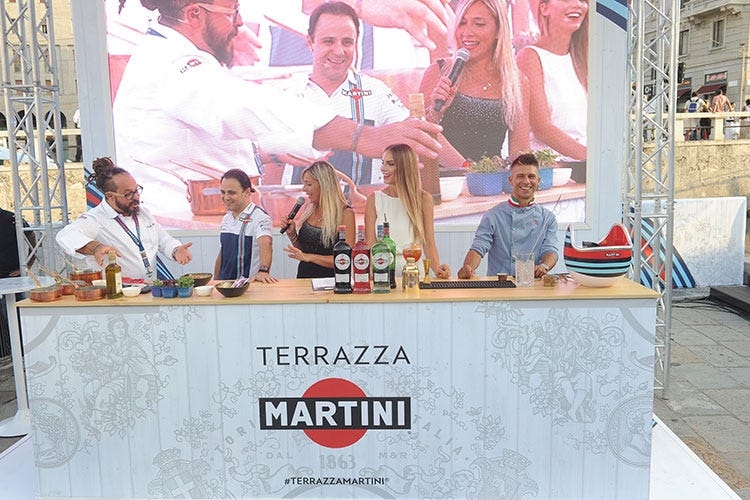 Williams Martini Racing in Darsena Ambiente glamour e novità nel bicchiere