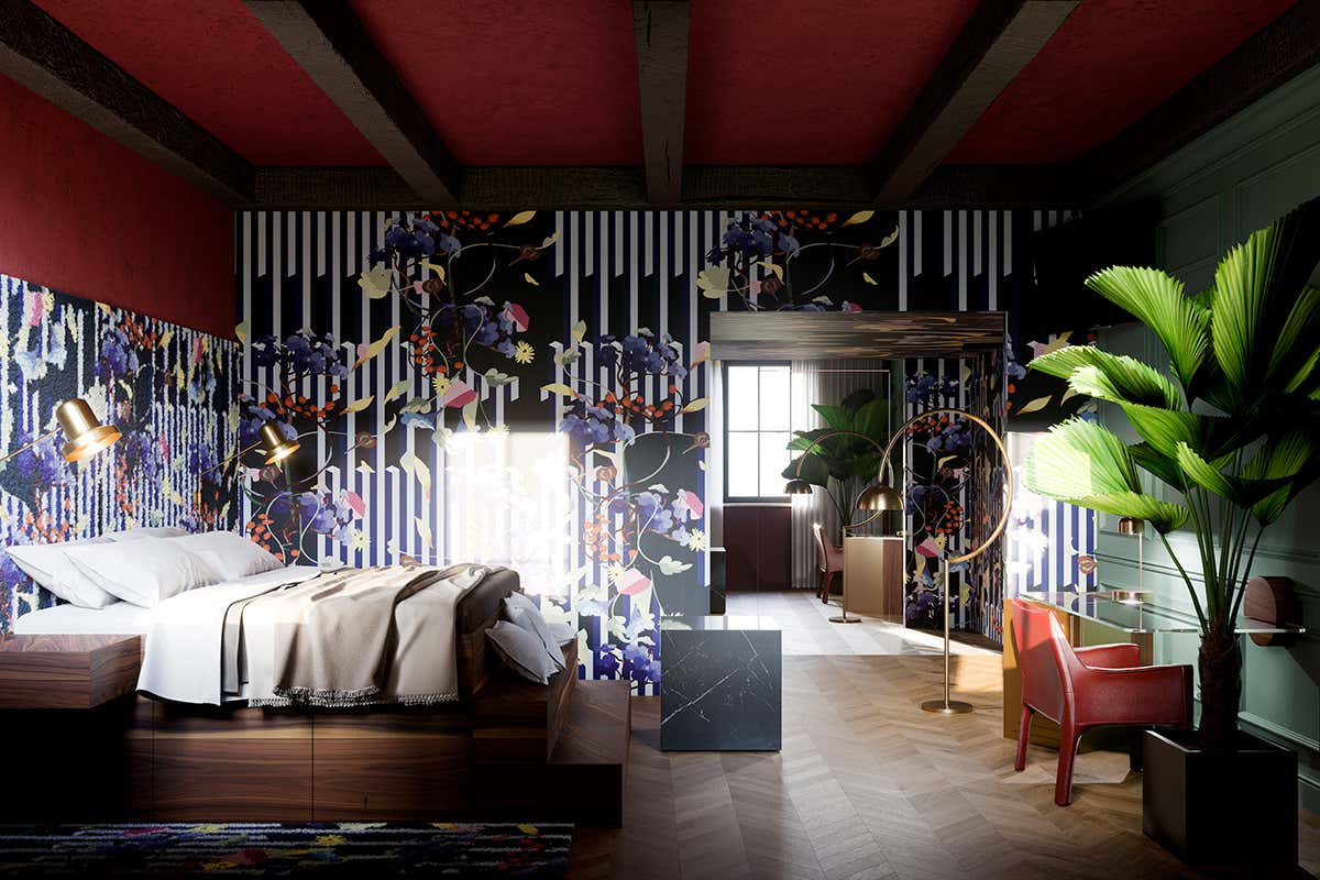 Una delle stanze dell'Wine Hotel Roxanich Il lato glamour dell’Istria