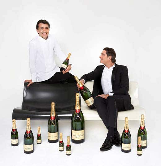da sinistra: Yannick Alléno e Benoît Gouez da sinistra: Yannick Alléno e Benoît Gouez