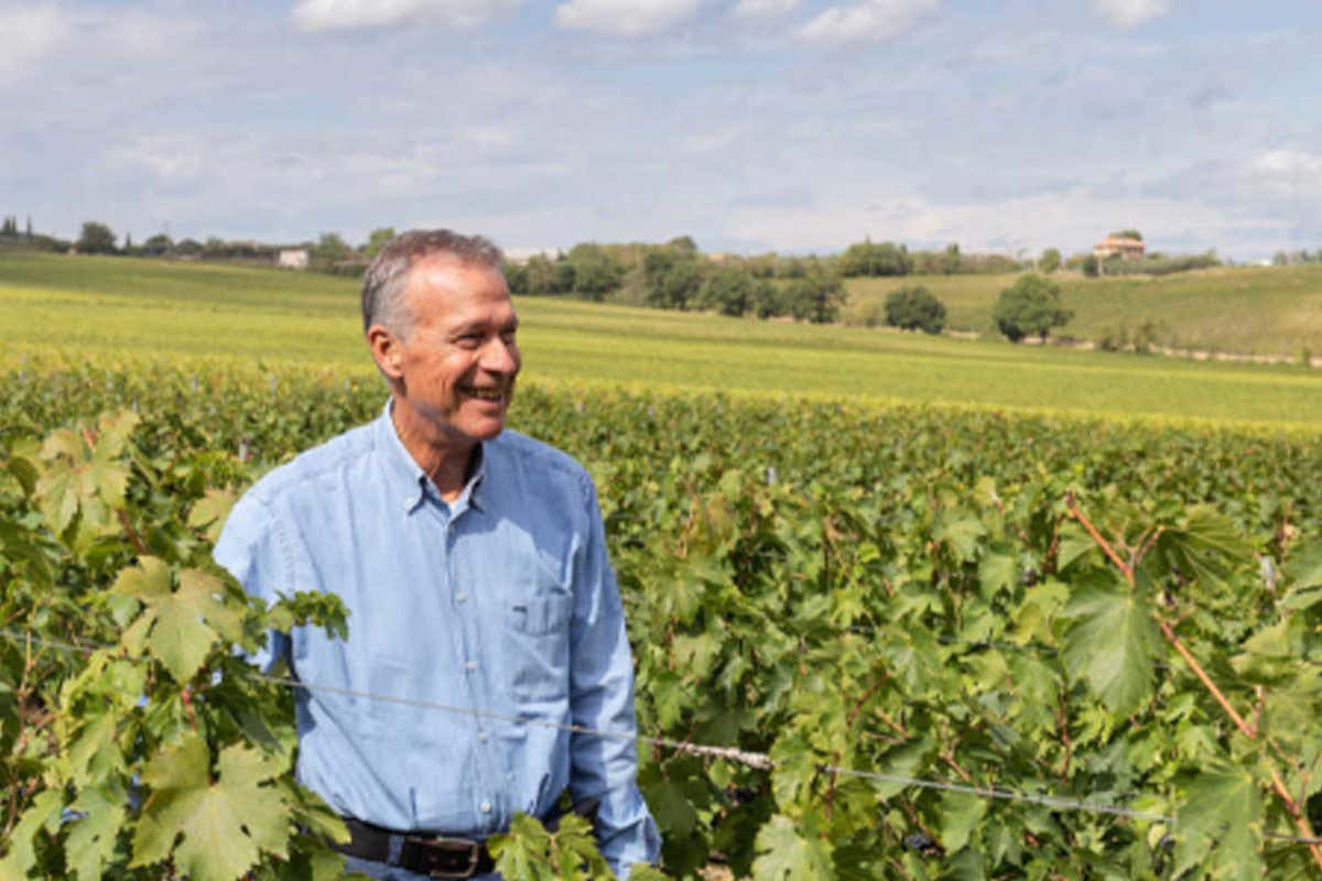 Antonio Mario Zaccheo, fondatore nel 1967 con Giovanni Carlo Sacchet della Carpineto BEEdrome l'alcova per le api tra i vigneti di Carpineto