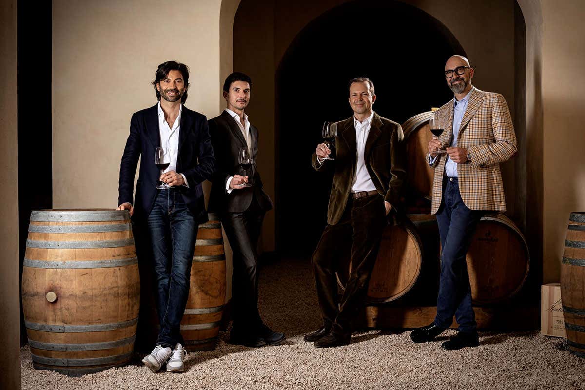 Francesco, Michele e Domenico Zonin con Pietro Mattioni Zonin1821, per i 200 anni si punta ad una espansione internazionale