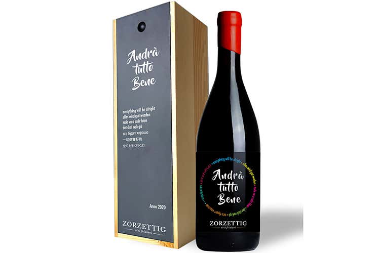 La bottiglia speciale - Zorzettig, bottiglia speciale a sostegno dell’ospedale di Udine