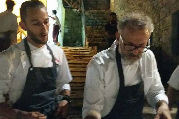 Sabatino Lattanzi e Massimo Bottura - Allo Zunica Lattanzi cucina con Bottura Per una serata&hellip; inclusiva