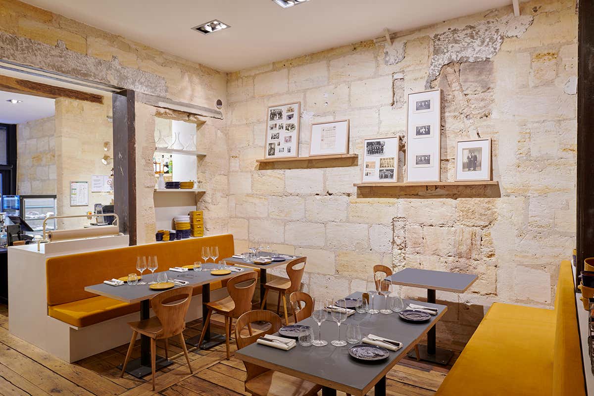 La sala del ristorante Zéphirine