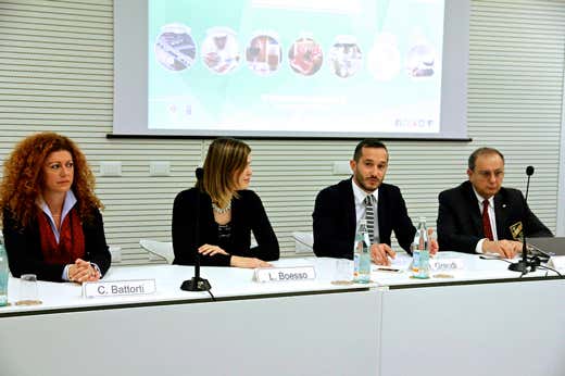 da sinistra: Cristina Battorti, Laura Boesso, Mauro Grandi e Andrea Fabio da sinistra: Cristina Battorti, Laura Boesso, Mauro Grandi e Andrea Fabio