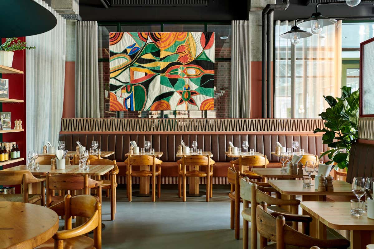 La sala del ristorante Aamanns Genbo