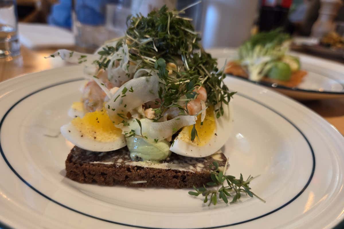 Uno dei piatti di Aamanns Genbo