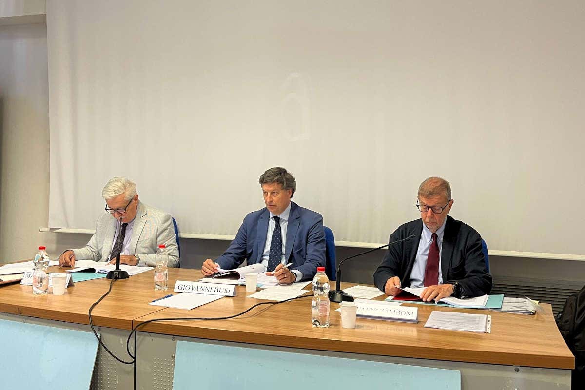 da sinistra: Marco Abani, Giovanni Busi e Giovanni Zamboni Consorzio Vino Chianti: