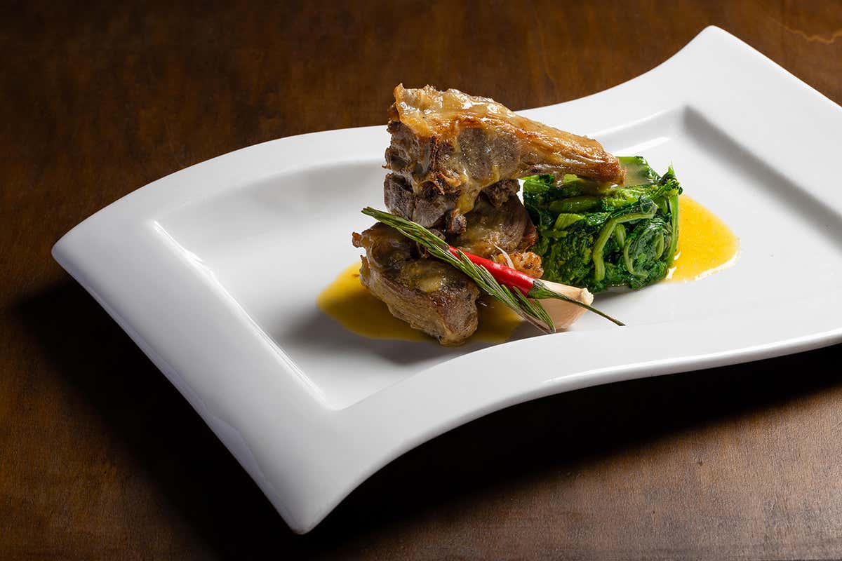 Abbacchio alla Cacciatoria _ Foto Adriana Forconi Studio Il nuovo corso de L’Oste ai Banchi