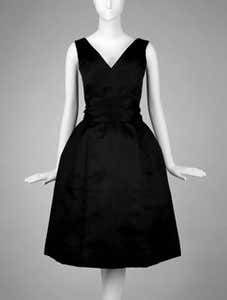Cocktail dress, Fall/Winter 1954, Christian Dior, designer, French, 1905-1957, Silk; satin weave; center back length 42