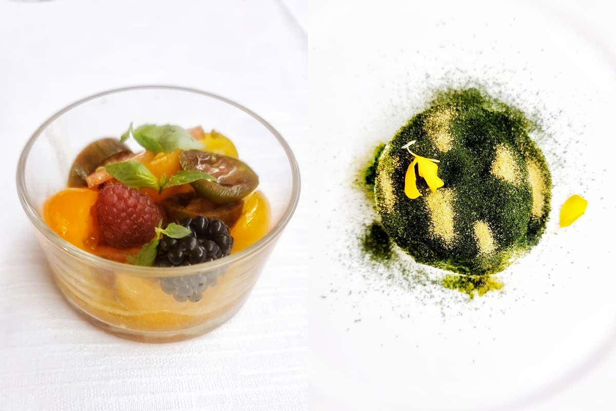 Peccato solo di gola e uova al tegamino mimetico Accademia Chef's, piace la cena didattica