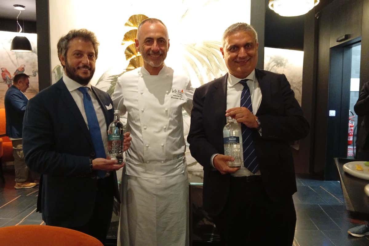 L’acqua minerale diventa protagonista nei piatti stellati di Francesco Apreda
