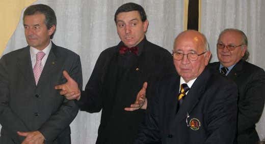 Da sinistra: Antenore Toscani, Marco Falconi, Italico Sana, Renato Hagman Da sinistra: Antenore Toscani, Marco Falconi, Italico Sana, Renato Hagman