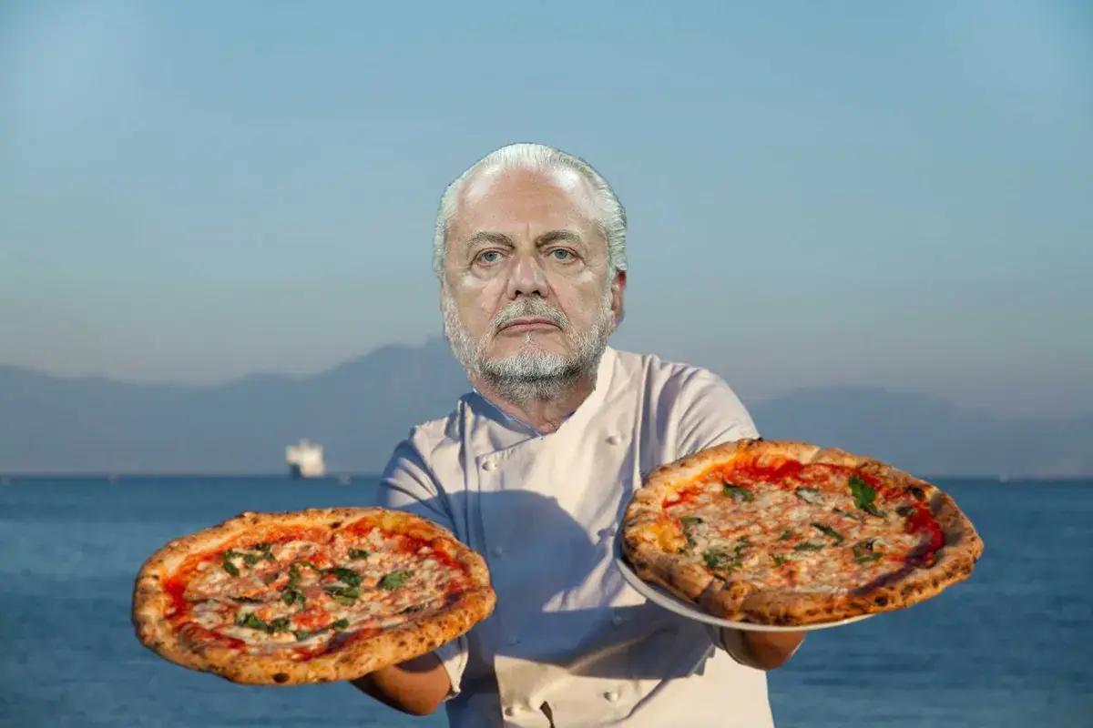 Aurelio De Laurentiis Una... pizza a De Laurentiis che critica la cucina napoletana. A cena con noi per fargliela apprezzare