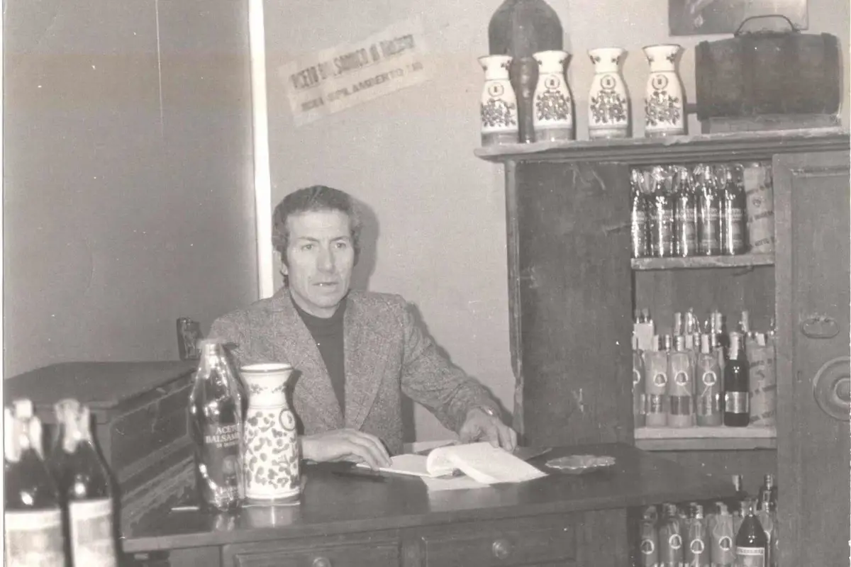 Adriano Grosoli in una foto d'epoca Modena, addio ad Adriano Grosoli: l'ultimo dei &ldquo;big&rdquo; dell'Aceto Balsamico