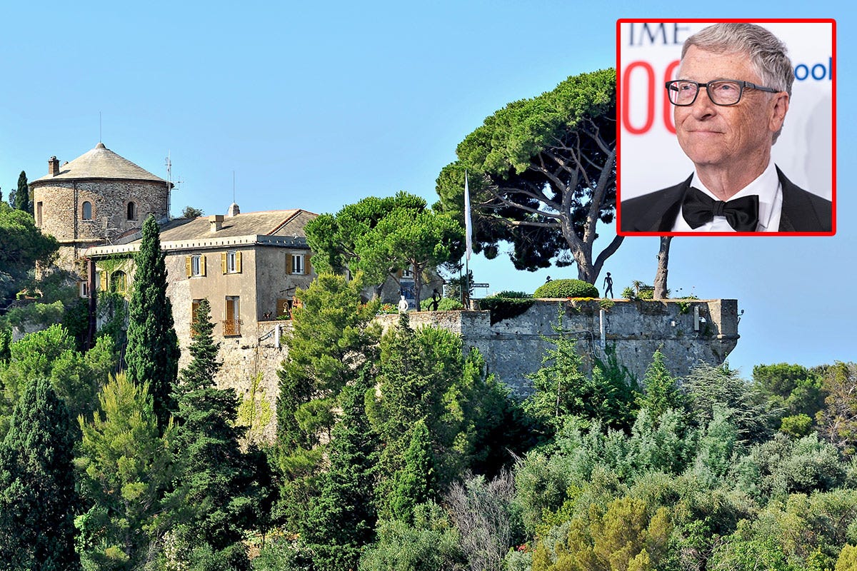 Bill Gates acquista il Castello di Portofino: diventerà un hotel di lusso?
